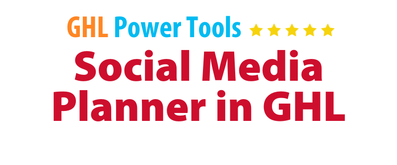 Using Social Media Planner in GHL